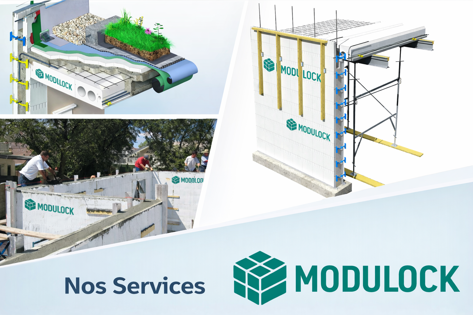 Modulock Modulock — Entrepreneur en coffrage isolant à Montréal | ICF Construction